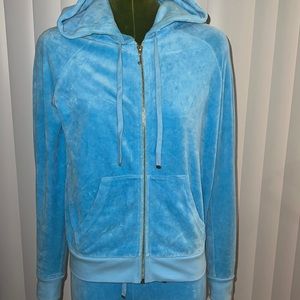 Pre owned light blue original juicy couture track suit